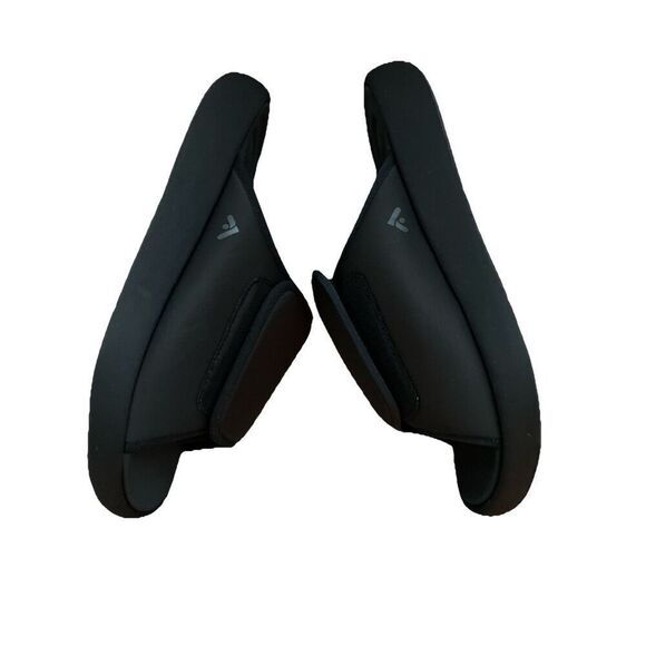 New Fitflop Womens Iqushion City Adjustable Water-Resistant Slides in Black 10 - Picture 5 of 6